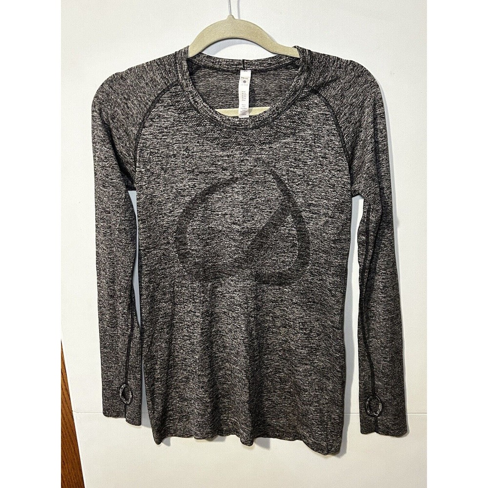 CRZ YOGA Seamless Womens Medium Long Sleeve Athletic‎ Workout Shirt w/Thumbholes